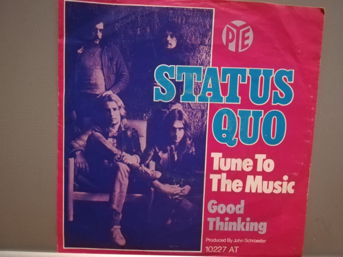 STATUS QUO - TUNE TO THE MUSIC/GOOD...(1978/PYE/RFG) - disc VINIL Single &quot;7/NM
