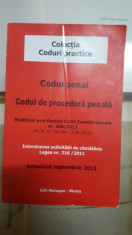 Codul de procedura penala, Actualizat in septembrie 2013, Editor V. Moro?anu foto
