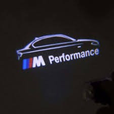 Holograme proiectoare lumini ghost shadow bmw M performance fara gaura led usa foto