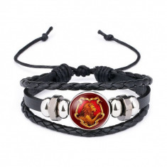 Bratara HARRY POTTER Piele - Gryffindor foto