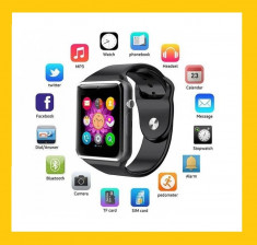 Ceas Smartwatch cu Telefon SIM, Camera 1,3 Mpx, Apelare BT, LCD foto