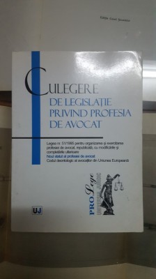 Culegere de legislație privind profesia de avocat, București 2005 021 foto