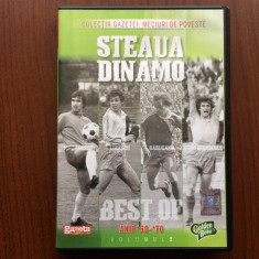 Steaua Dinamo DVD disc best of anii '60-'70 vol 2 meciuri de poveste fotbal VG+