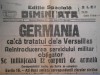 Ziarul Dimineata, editie speciala, sambata 16 mart. 1935, 2 pagini, stare buna