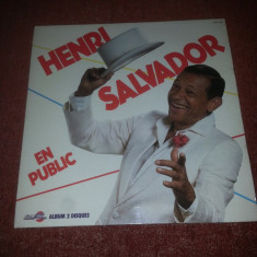 Henri Salvador –En Public-2LP disc’AZ 1982 France vinil vinyl