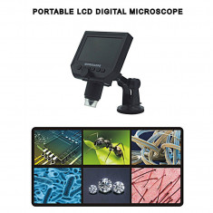 Microscop digital portabil, cu ecran LCD 4,3 inch, Marire 600X foto