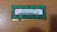 Ram Laptop hynix 512MB DDR2 PC2-5300S HYMP564S64CP6-Y5 foto