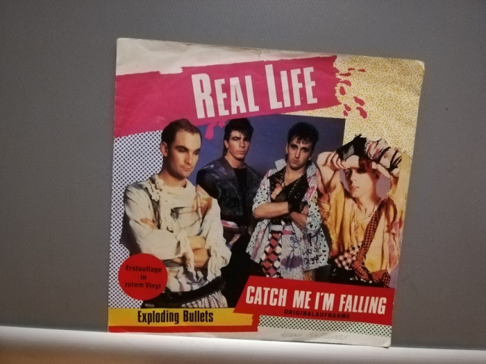 REAL LIFE - CATCH ME I&#039;M FALLING/....(1979/CURB/RFG) - disc VINIL Single &quot;7/ROSU