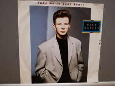 RICK ASTLEY - TAKE ME TO YOUR HEART (1988/RCA/RFG) - disc VINIL Single &amp;quot;7/NM foto