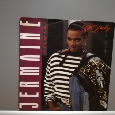 JERMAINE STEWART - GET LUCKY (1988/VIRGIN/RFG) - disc VINIL Single "7/NM