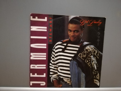 JERMAINE STEWART - GET LUCKY (1988/VIRGIN/RFG) - disc VINIL Single &amp;quot;7/NM foto