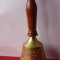 CLOPOT DE MASA - CLOPOTEL DIN BRONZ-ALAMA INALTIME 20 cm.