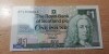 B11 - Bancnota foarte veche - Marea Britanie - Scotia - o lira sterlina