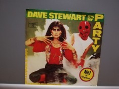 DAVE STEWART - IT'S MY PARTY (1981/STIFF/RFG) - disc VINIL Single "7/NM