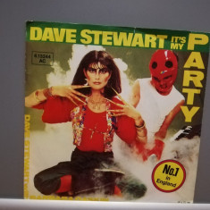 DAVE STEWART - IT'S MY PARTY (1981/STIFF/RFG) - disc VINIL Single "7/NM