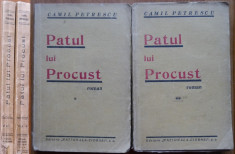 Camil Petrescu , patul lul Procust , 2 volume , editia 1 , 1933 foto