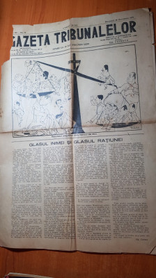 ziarul gazeta tribunalelor 20 decembrie 1935 foto