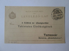Carte postala Timisoara ocupatia Austro-Ungara 1911 foto