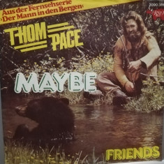 THOM PACE - MAYBE/FRIENDS (1979/RSO/RFG) - disc VINIL Single "7/NM