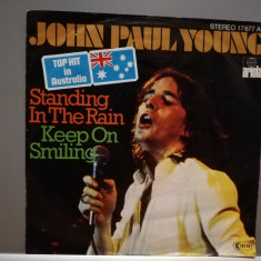 JOHN PAUL YOUNG - STANDING IN THE RAIN (1977/ARIOLA/RFG) - disc VINIL Single "7