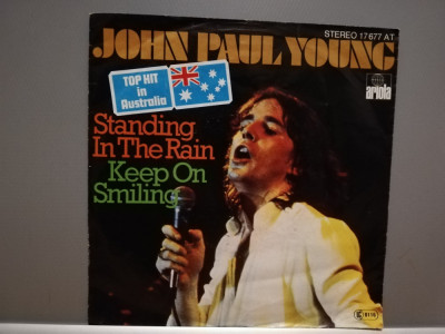 JOHN PAUL YOUNG - STANDING IN THE RAIN (1977/ARIOLA/RFG) - disc VINIL Single &amp;quot;7 foto