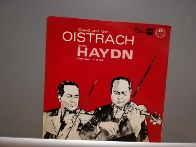 OISTRACH plays HAYDN - VIOLIN DUETT (1961/MMS/RFG) - disc VINIL Single &amp;quot;7/NM foto