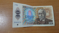 Banknote Desat Korun, 10 korun 1986 #56794 foto