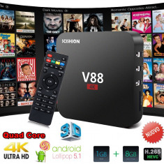 TV Box Mini PC Scishion V88 ,4k-3D ,1gb, 8gb,Android 7.1, Wi-Fi,livrare gratuita foto