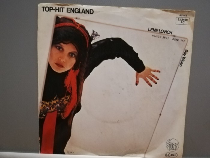LENE LOVICH - SAY WHEN (1979/SIFF/RFG)- disc VINIL Single &quot;7/NM