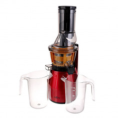 Storcator de fructe si legume alb Slow Juicer SAPIR SP 1160 K, 250 W, Recipient de suc 1.1 l, Recipient de pulpa 1.1 l, Functia Reverse, Rosu foto