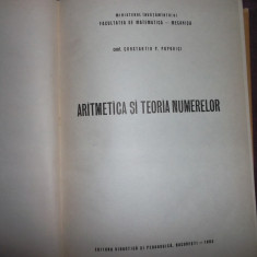 ARITMETICA SI TEORIA NUMERELOR / CONSTANTIN POPOVICI