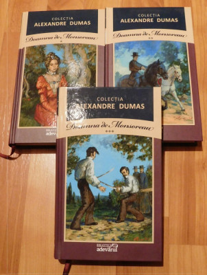Doamna de Monsoreau de Alexandre Dumas (3 volume) foto