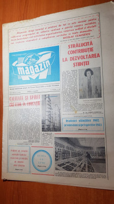 ziarul magazin 8 ianuarie 1983 - ziua de nastere a elenei ceausescu foto