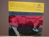 BEETHOVEN - ROMANCE FOR VIOLIN 1 &amp; 2 (1962/POLYDOR/RFG)- disc VINIL Single &quot;7/NM, Clasica, Deutsche Grammophon