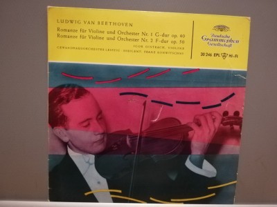 BEETHOVEN - ROMANCE FOR VIOLIN 1 &amp;amp; 2 (1962/POLYDOR/RFG)- disc VINIL Single &amp;quot;7/NM foto