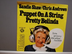 SANDIE SHOW/CHRIS ANDREWS-PUPPET ON A... (1964/PYE/RFG)- disc VINIL Single &amp;quot;7/NM foto
