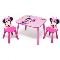 Set masuta si 2 scaunele Disney Minnie Mouse foto