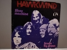 HAWKWIND - SILVER MACHINE/SEVEN BY...(1972/UA/RFG)- disc VINIL Single &amp;quot;7/NM/RAR foto