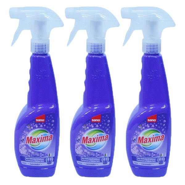 3 x Balsam pentru rufe uscate Sano Maxima Lavanda, 3 x 750ml