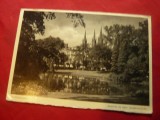 Ilustrata circulata 1940 cu stampila Wermachtului -Posta Militara -Wiesbaden