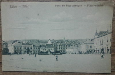 Zalau, parte din Piata principala// CP foto