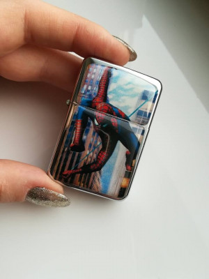 Bricheta - STAR - Metalica Gen ZIPPO Model 23 Spiderman foto