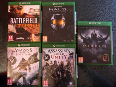 Jocuri Xbox One Diablo, Halo, Assasins Creed, Battlefield Hardline foto