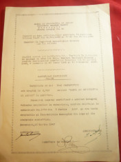 Certificat Provizoriu Banca de Agricultura si Export - la purtator 1947 foto