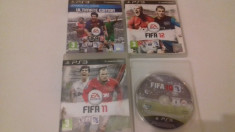 LOT 4 Jocuri FIFA 10 11 12 13 - PS3 [Second hand] foto