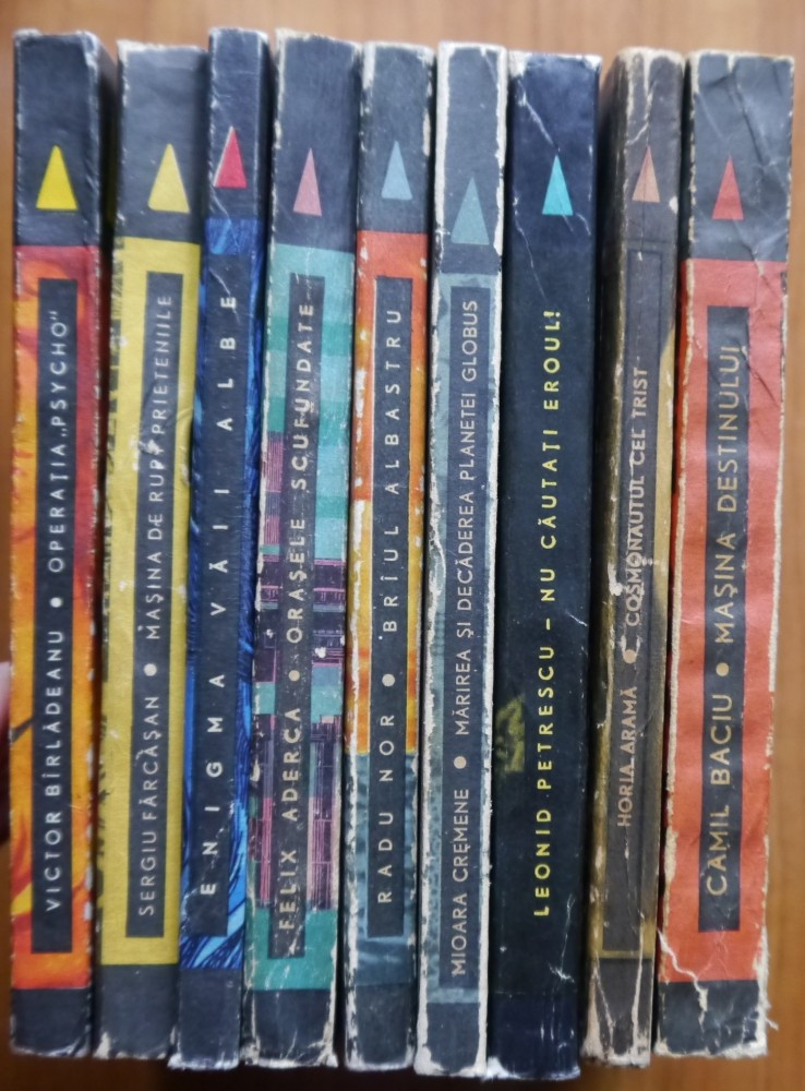 Colectie de 9 carti SF din Editura Tineretului , perioada 1966 - 1968 |  Okazii.ro