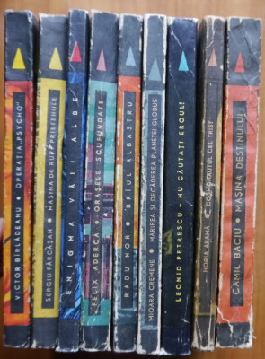 Colectie de 9 carti SF din Editura Tineretului , perioada 1966 - 1968 foto