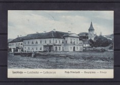 LECHINTA BISTRITA NASAUD TRANSILVANIA PIATA PRINCIPALA CIRCULATA