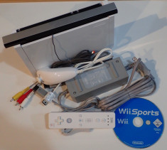 Consola Nintendo Wii impecabil complet Modat USB jocuri Gratis DVD Sports foto