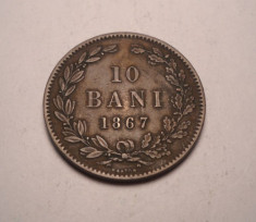 10 bani 1867 Heaton foto